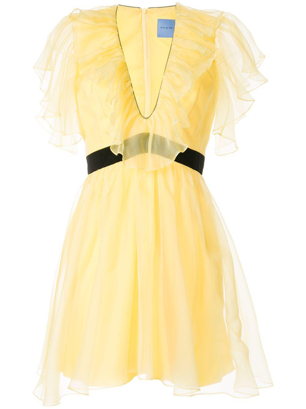 Sandpiper ruffled dress by MACGRAW