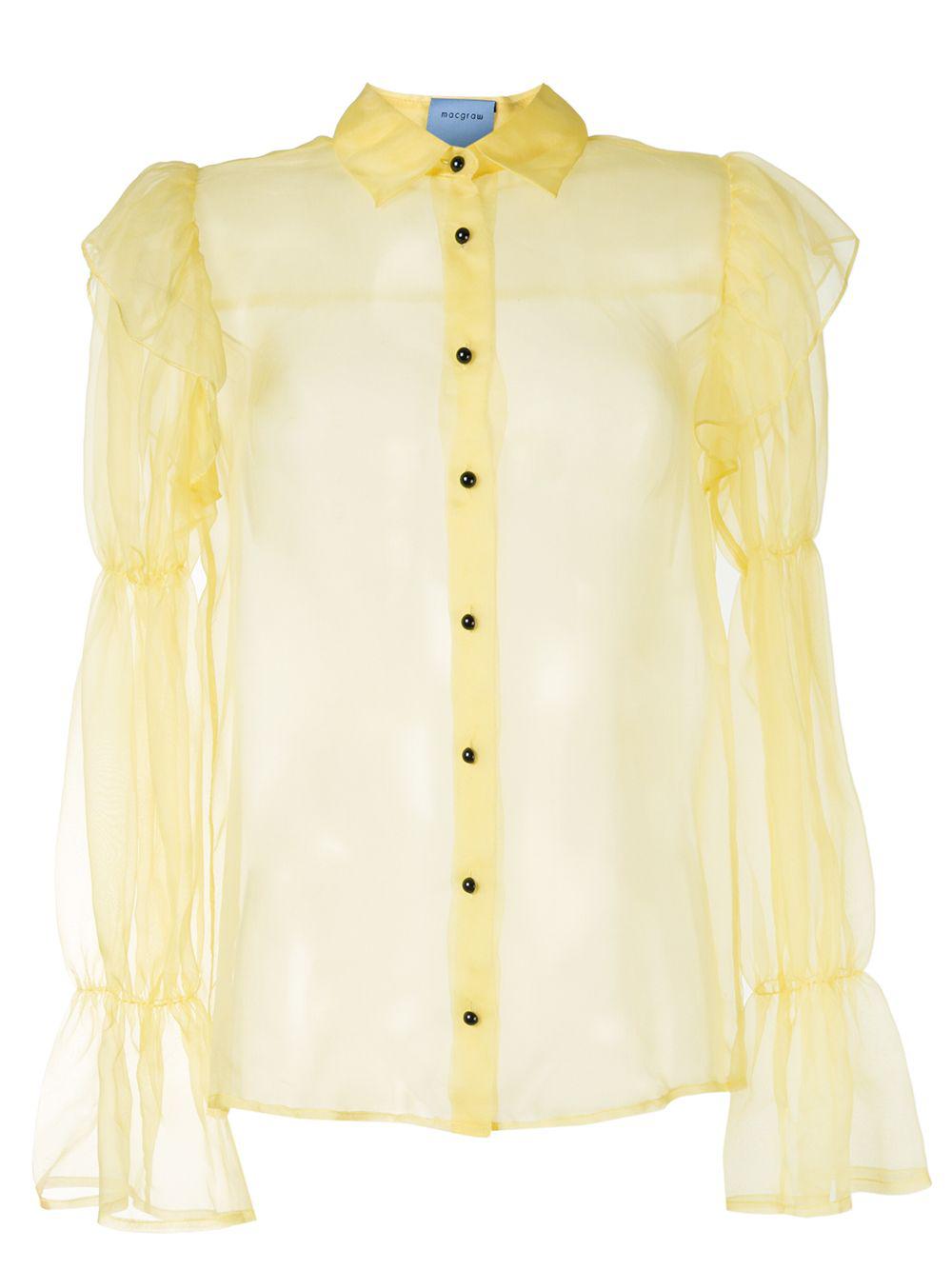 Souffle sheer blouse by MACGRAW