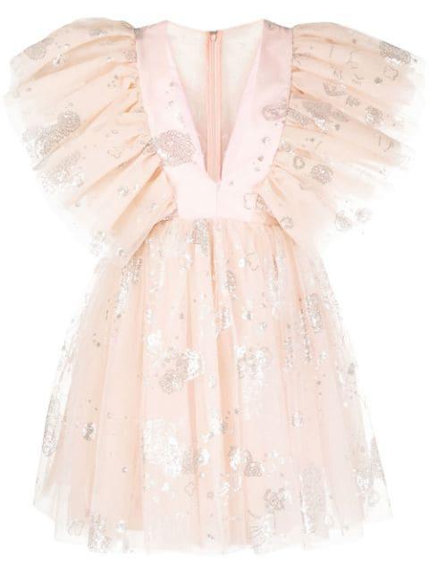 Tabetha sequin-embellished tulle dress by MACGRAW