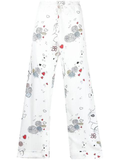 drawstring loose-fit trousers by MACGRAW