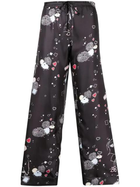 drawstring loose-fit trousers by MACGRAW