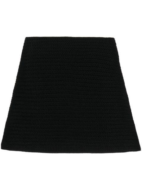 A-line knitted miniskirt by MACH AND MACH