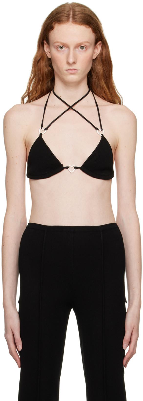 Black Self-Tie Top by MACH AND MACH