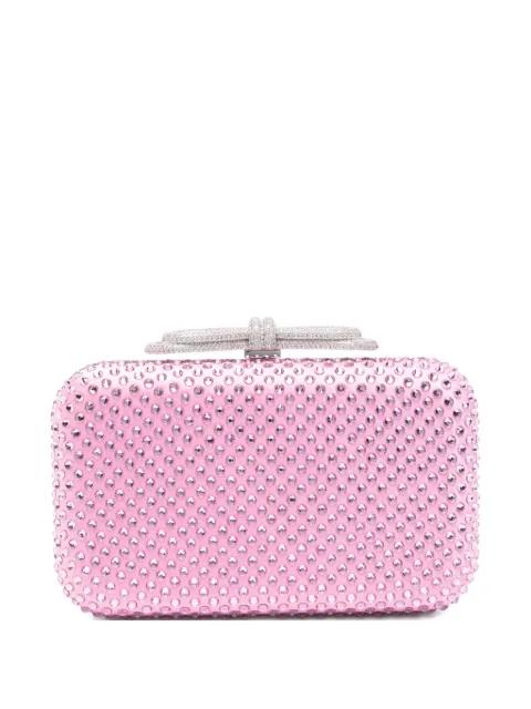 Crystal-embellished clutch bag by MACH AND MACH