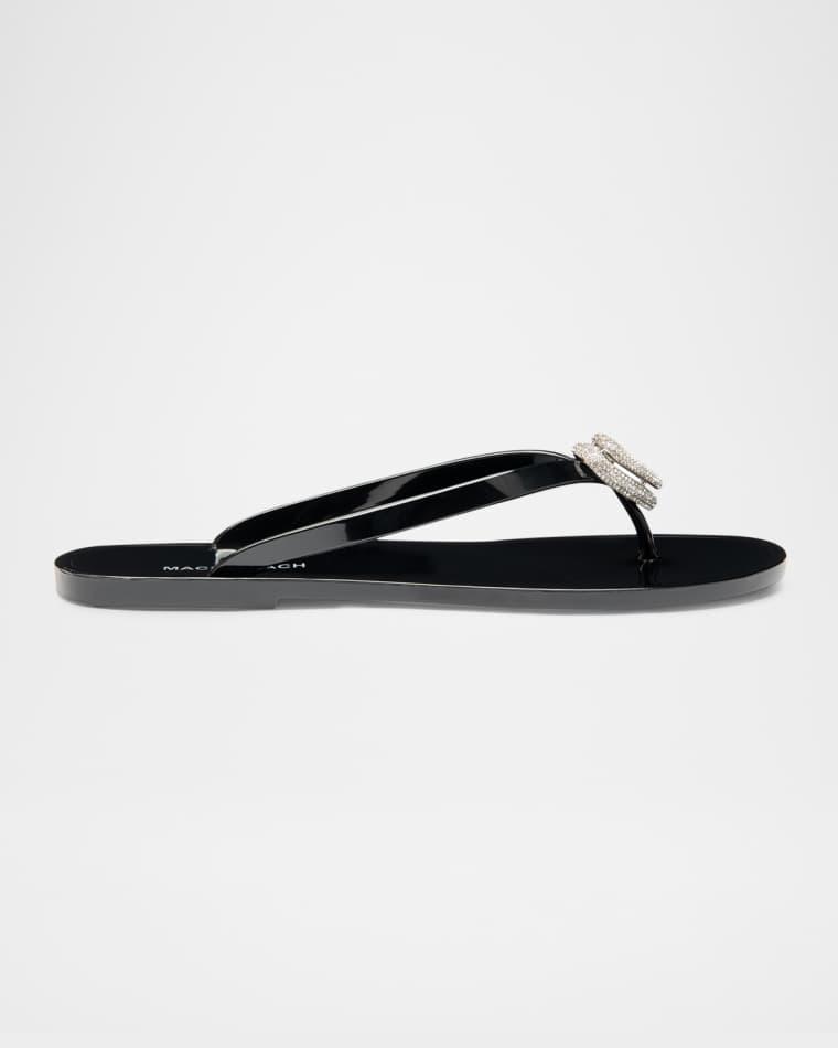 Double Heart Rubber Thong Sandals by MACH AND MACH