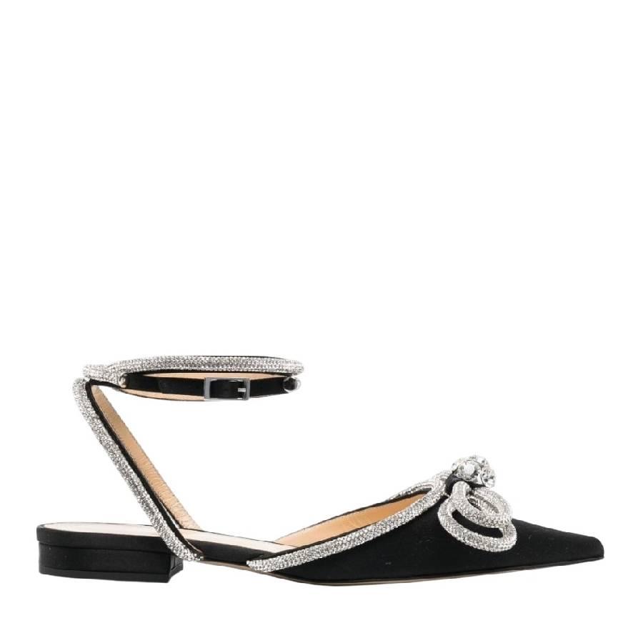 Mach Mach Crystal Embellishments Flats by MACH AND MACH