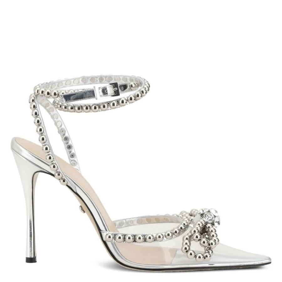Mach & Mach Double Bow Embellished Pumps by MACH AND MACH
