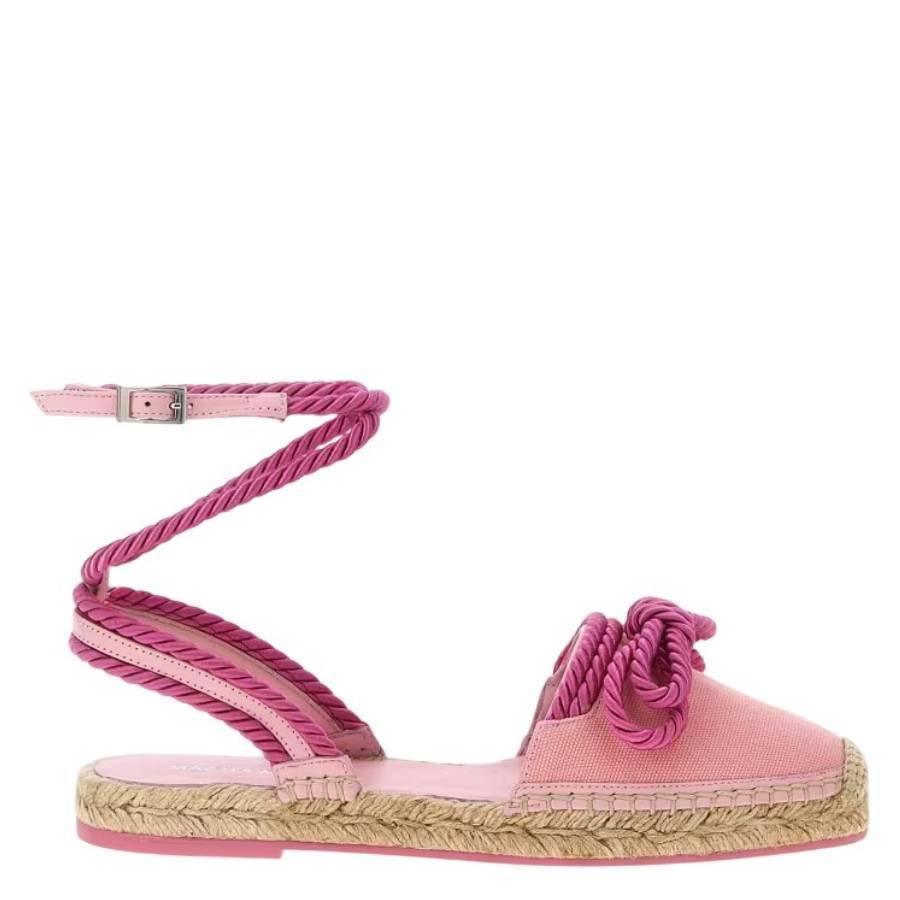 Mach & Mach Double Bow Riviera Espadrilles by MACH AND MACH