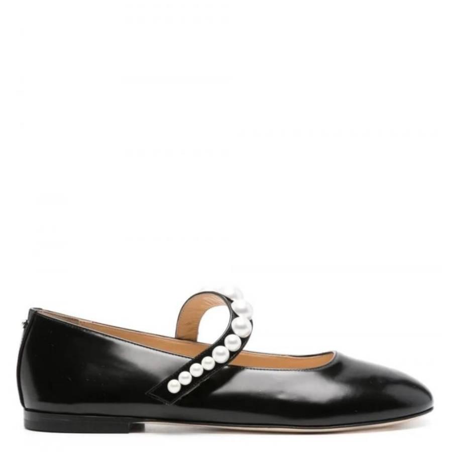 Mach & Mach Sirene Faux-Pearl Embellished Ballerina Flats by MACH AND MACH