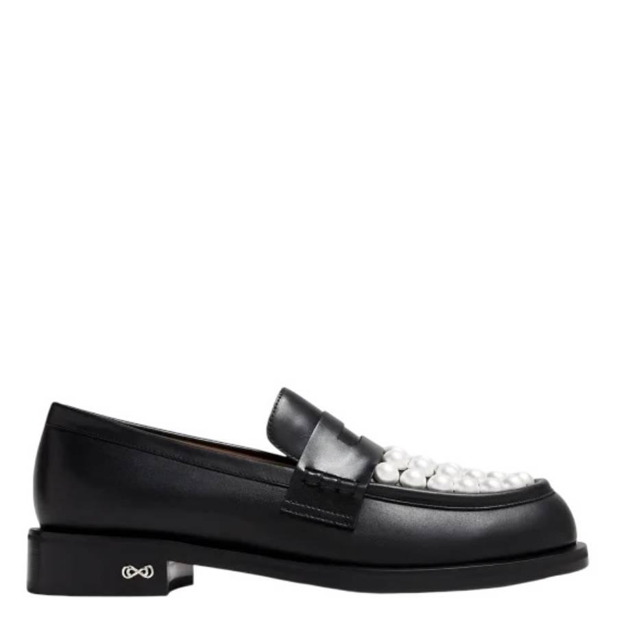 Mach & Mach Sirene Pearl-Embellished Loafers by MACH AND MACH