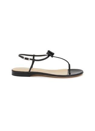 Petite Cadeau Thong Patent Leather Sandals by MACH AND MACH