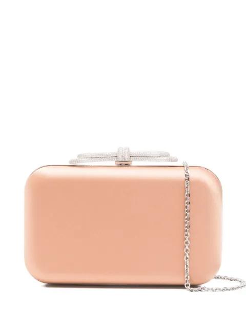 crystal-embellished bow clutch by MACH AND MACH