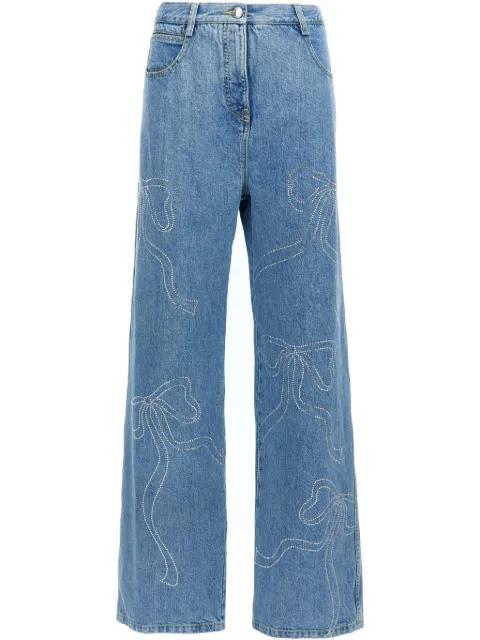 crystal-embellished jeans by MACH AND MACH