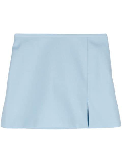 slit detail knitted miniskirt by MACH AND MACH