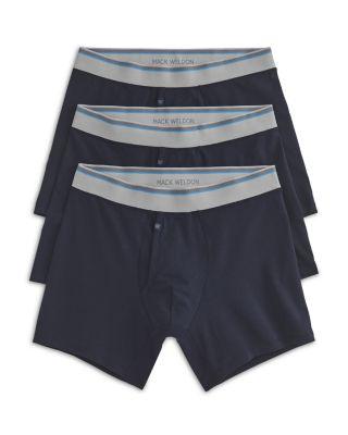 Pima Stretch Boxer Brief Dean Blue Multi Pack Underwear by MACK WELDON