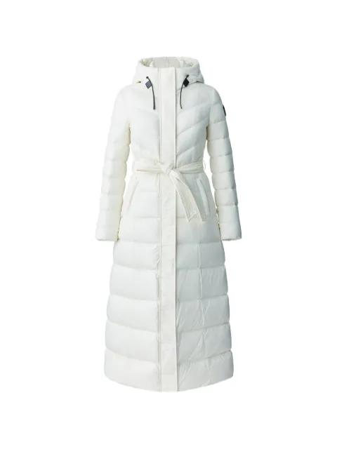 CANILA-R hoodied belted jacket by MACKAGE