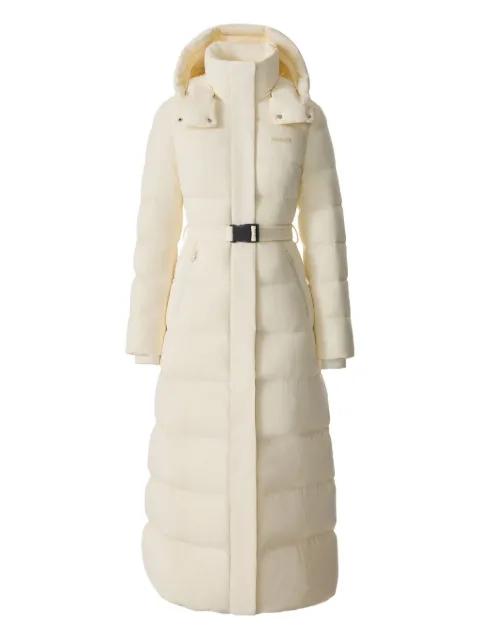 Calina-City hoodied belted coat by MACKAGE