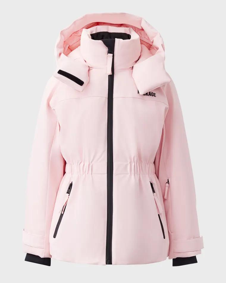 Girl's Moon Stretch Down Ski Jacket, Size 2-6 by MACKAGE