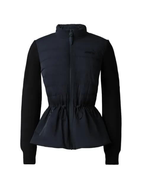 Laika-Z quilted peplum hybrid jacket by MACKAGE