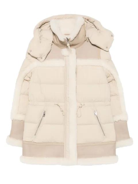 Lilibeth quilted shearling-trimmed coat by MACKAGE