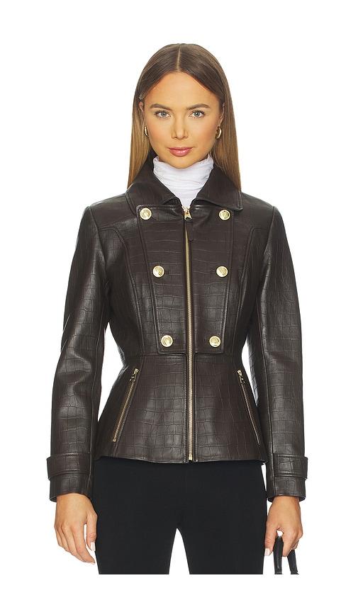 Mackage Barbara Jacket in Chocolate by MACKAGE Mackage Barbara Jacket in Chocolate by MACKAGE