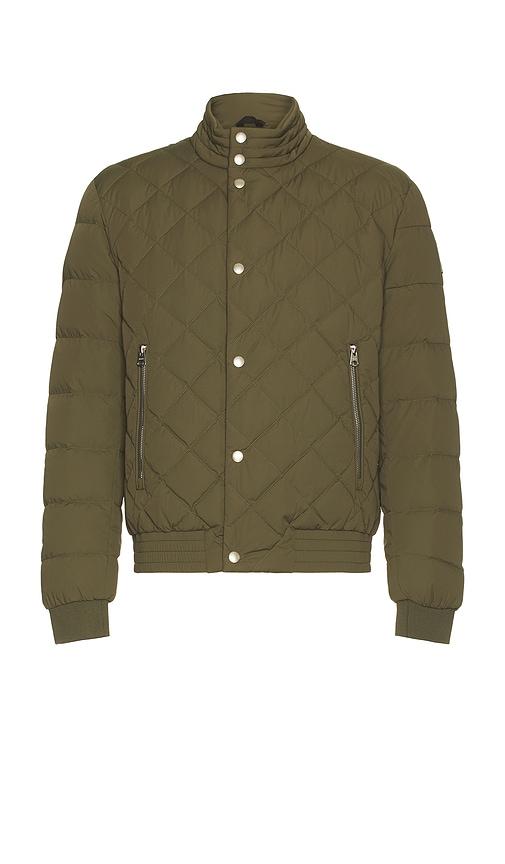 Mackage Bodhi Quilted Puffer Jacket in Olive by MACKAGE