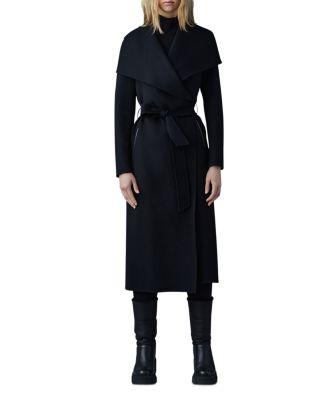 Mai Lightweight Wrap Wool Coat by MACKAGE