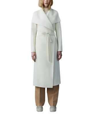 Mai Lightweight Wrap Wool Coat by MACKAGE