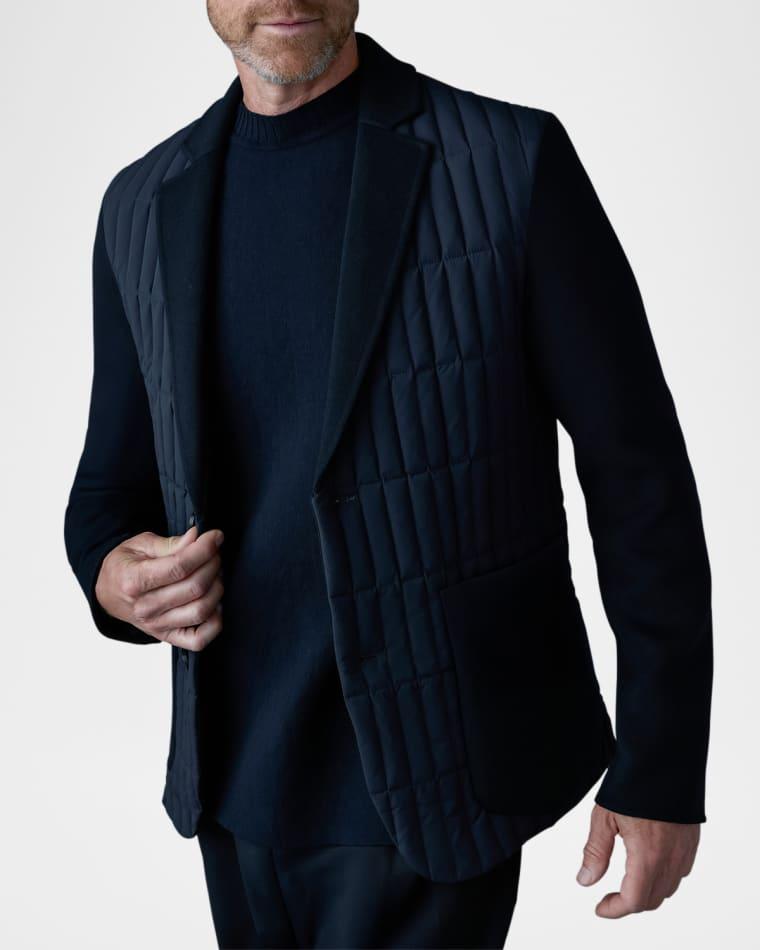 Men's John Mixed-Media Jacket by MACKAGE