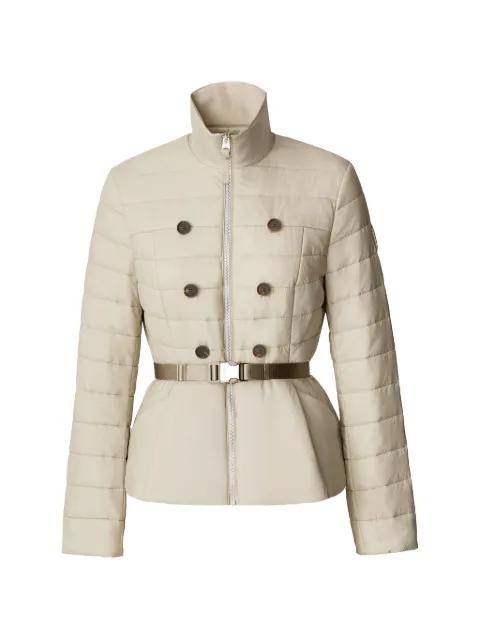 Serafina belted quilted jacket by MACKAGE