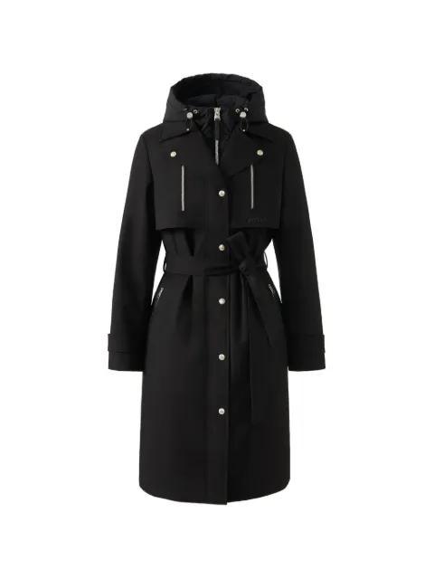 Siobhan hoodied trench coat by MACKAGE