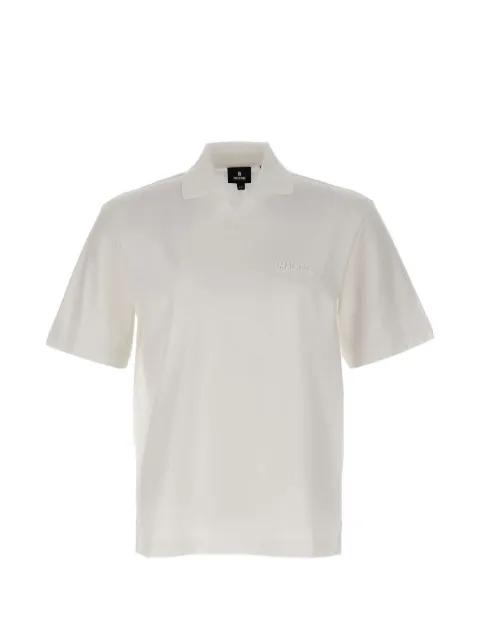 V-neck logo-plaque T-shirt by MACKAGE