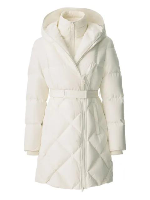 hoodied quilted coat by MACKAGE