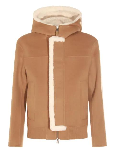 hoodied shearling jacket by MACKAGE