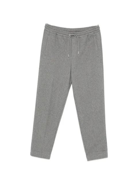 pinstripe drawstring trousers by MACKAGE