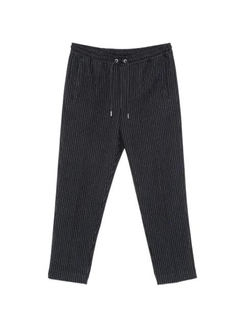 pinstripe drawstring-waist trousers by MACKAGE