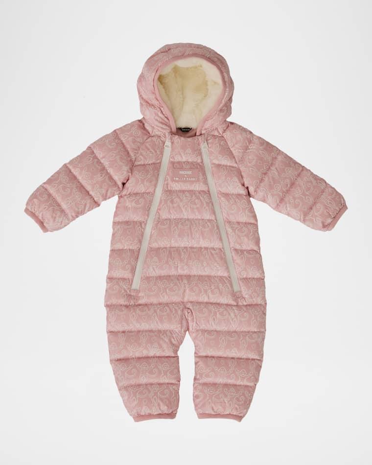 x Roller Rabbit Kid's Bambi Channel Quilt Down Snowsuit, Size 6M-24M by MACKAGE