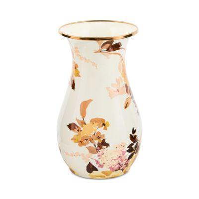 Wild Rose White Tall Vase by MACKENZIE-CHILDS