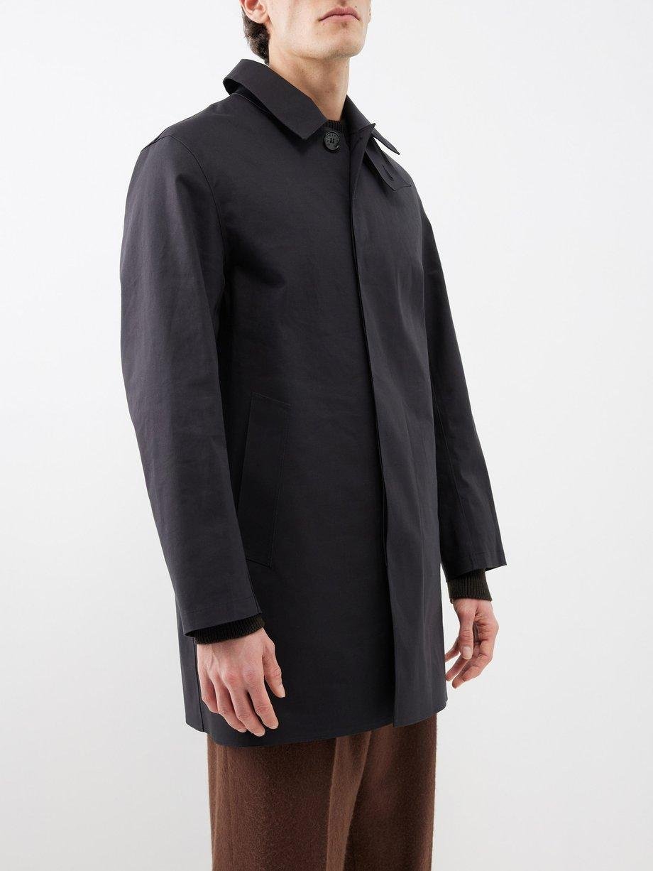 Dunkeld bonded-cotton short overcoat by MACKINTOSH