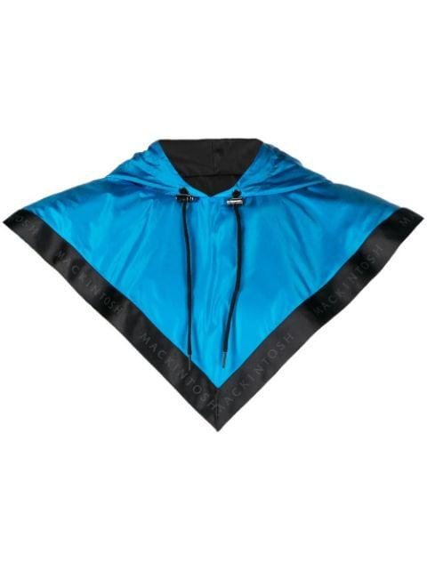 drawstring cape hood by MACKINTOSH