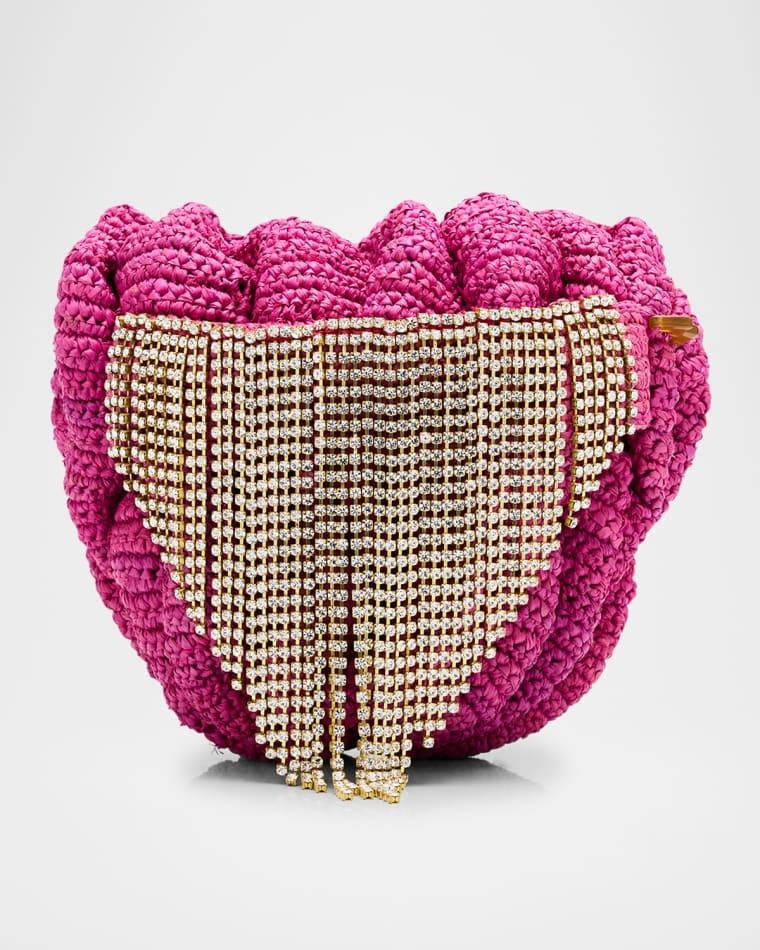 Bombe Preciosa Crochet Pochette Clutch Bag by MADE FOR A WOMAN