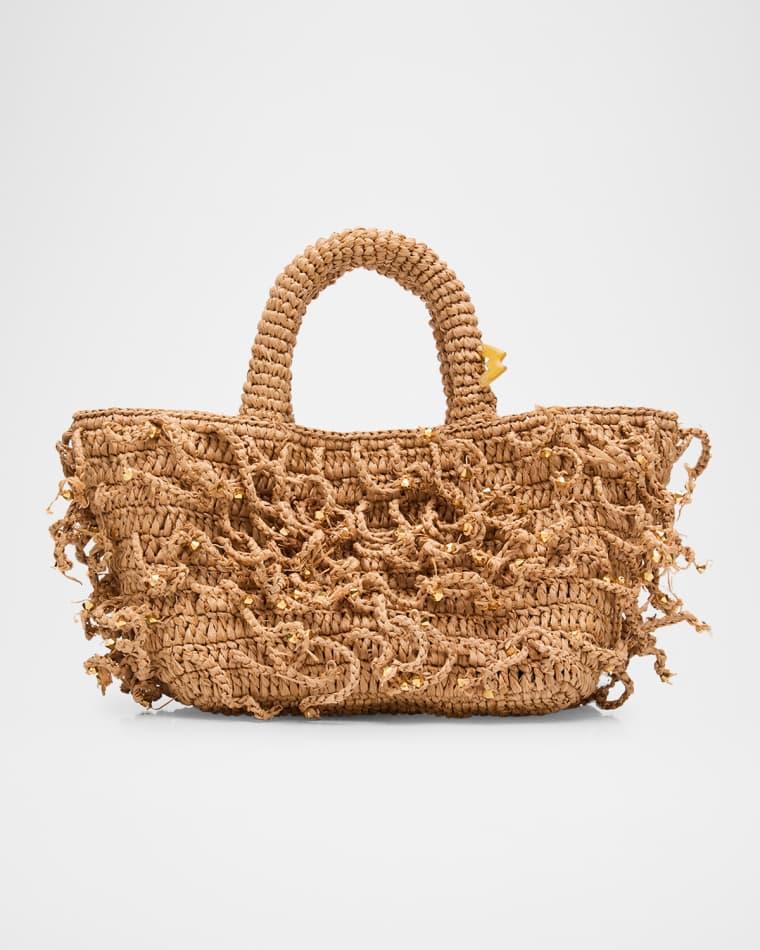 Fanny Spaghetti Fringed Crochet Shoulder Bag by MADE FOR A WOMAN