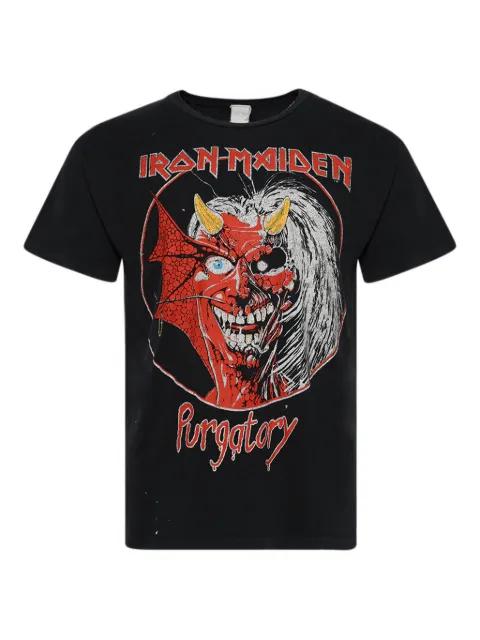 Iron Maiden-print cotton T-shirt by MADE WORN