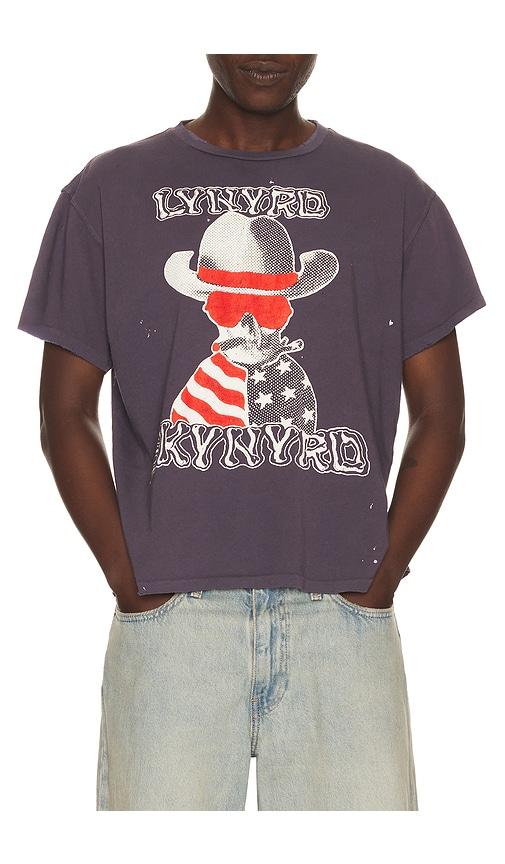 Madeworn Lynyrd Skynyrd 90's Crew Tee in Blue by MADE WORN