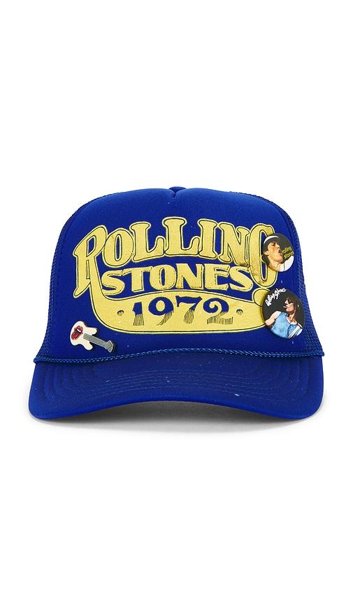 Madeworn Rolling Stones Cap in Royal by MADE WORN