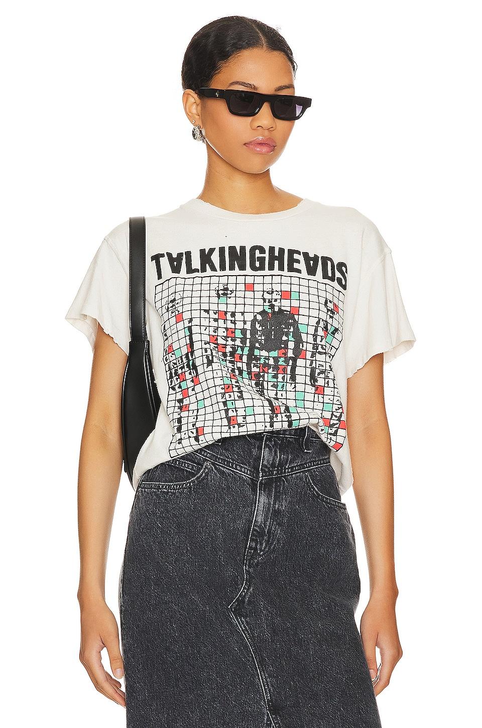 Madeworn Talking Heads '80 Tee in White by MADE WORN