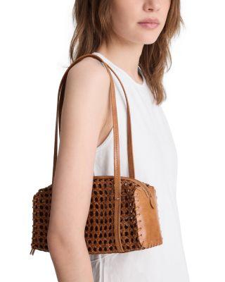 Brioche Mini Woven Leather Shoulder Bag by MADEWELL