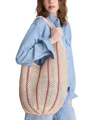Curved Crochet Shoulder Bag by MADEWELL
