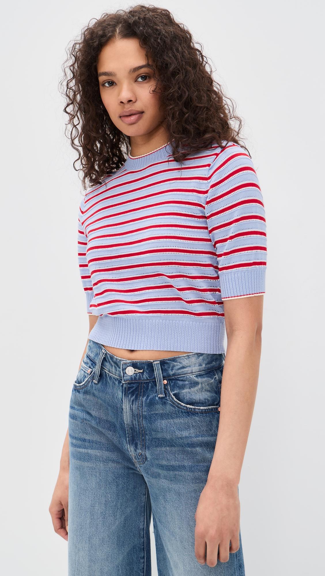 Ella Stitch Stripe Tee by MADEWELL