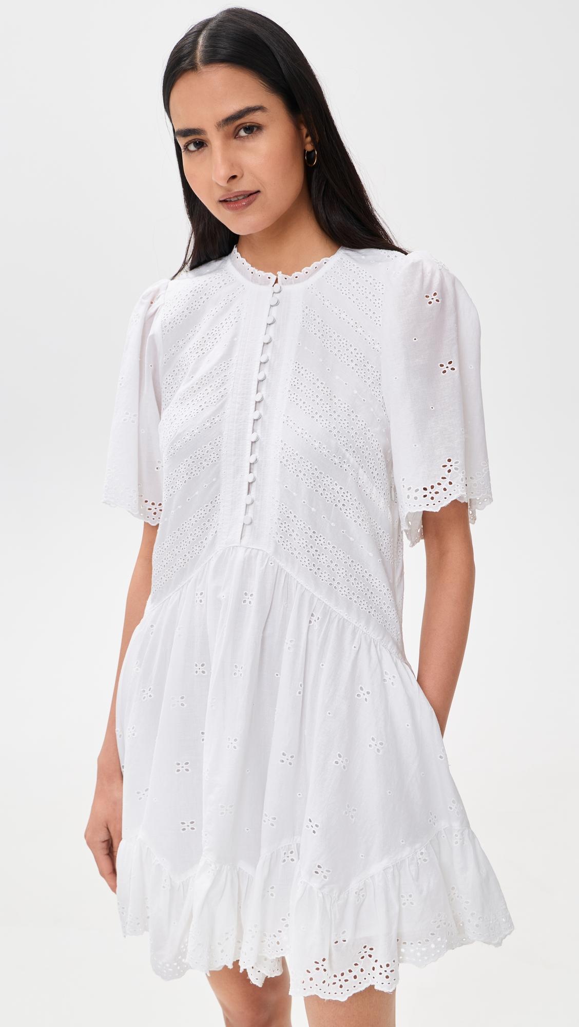 Eyelet Mini Dress by MADEWELL